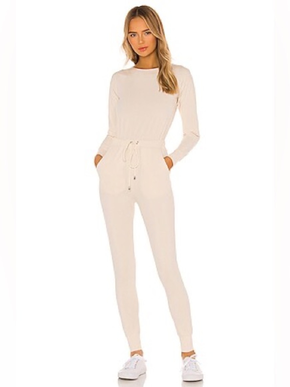Lovers And Friends Vela Lounge Jumpsuit Nude Size Small Casual Fall Lightweight